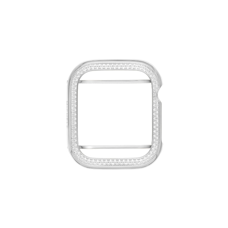 Michele Series 7 and 8 41MM Diamond Case for Apple Watch in Stainless Steel