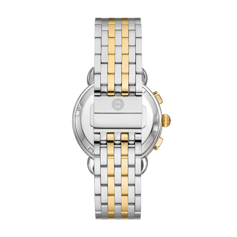Michele Sport Sail Two-Tone Diamond Stainless Steel Watch