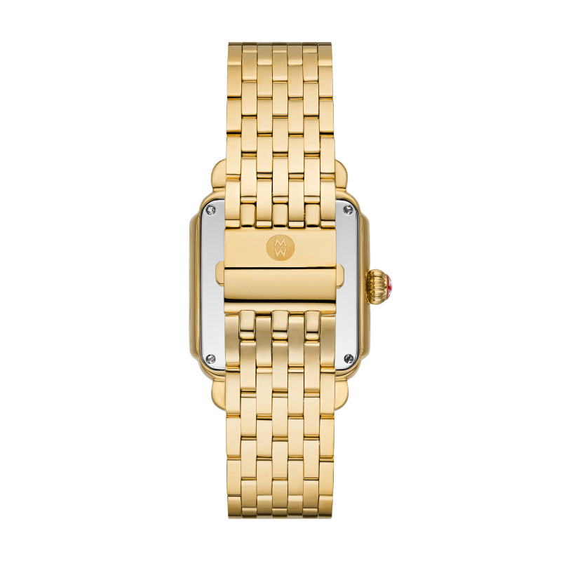 Michele Deco Madison 18K Gold Diamond Watch
