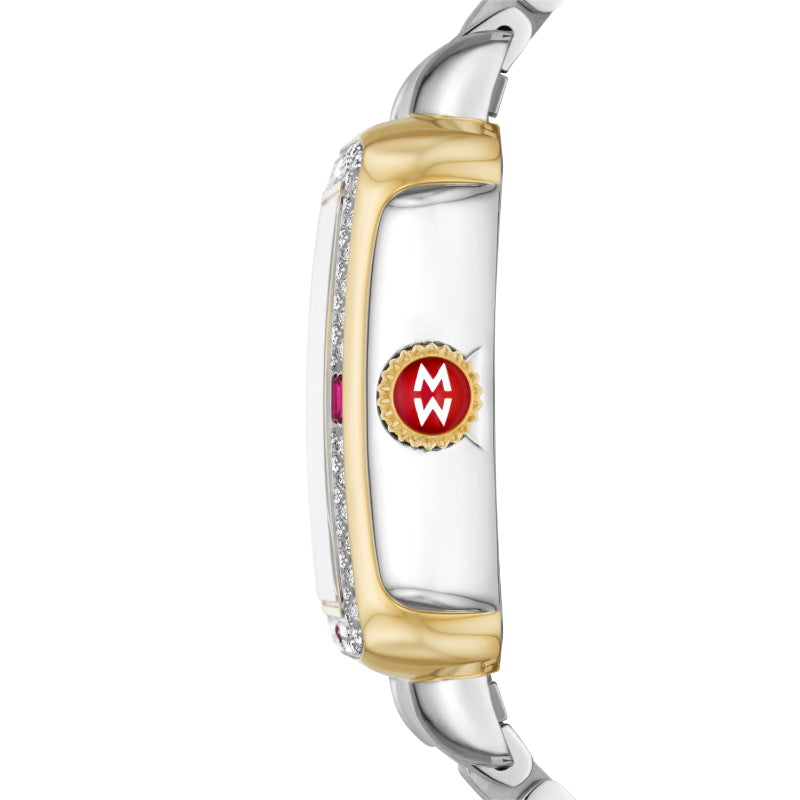 Michele Limited Edition Deco Two-Tone 18K Gold-Plated Diamond Watch