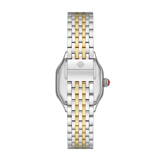 Michele Meggie Two-Tone 18K Gold-Plated Diamond Dial Watch