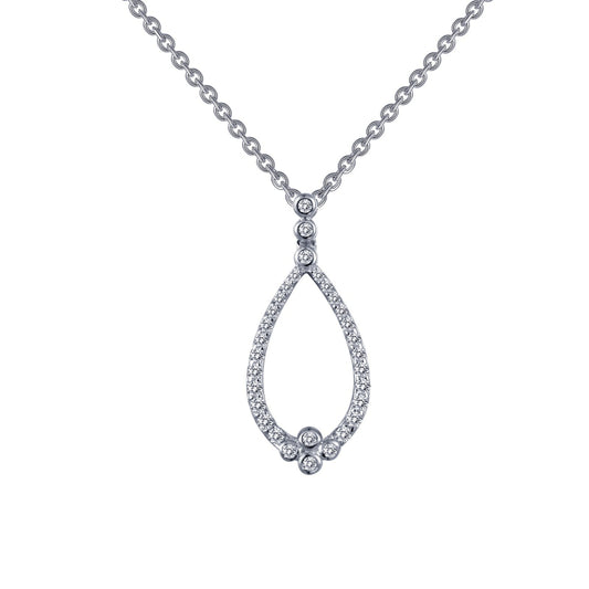 Lafonn Open Teardrop Necklace