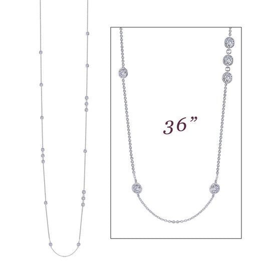 Lafonn 6.48 CTW Station Necklace