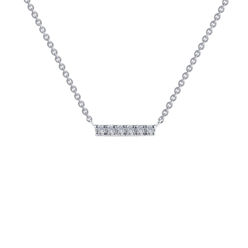 Lafonn 0.09 CTW Dainty Bar Necklace