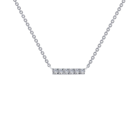 Lafonn 0.09 CTW Dainty Bar Necklace