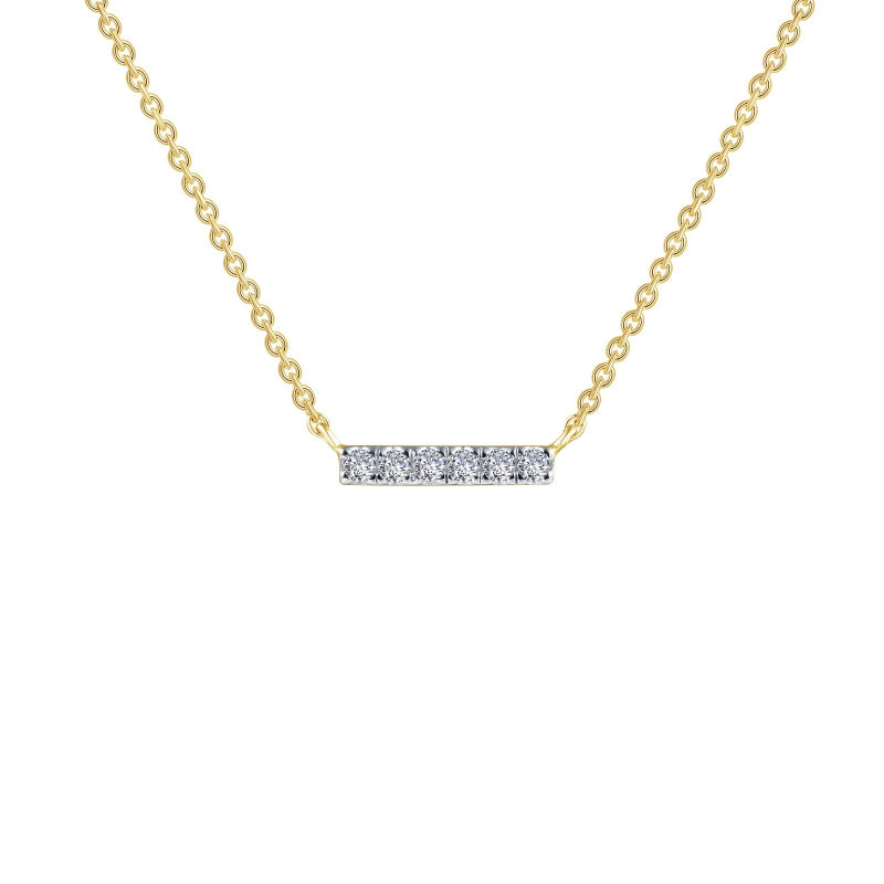 Lafonn 0.09 CTW Dainty Bar Necklace