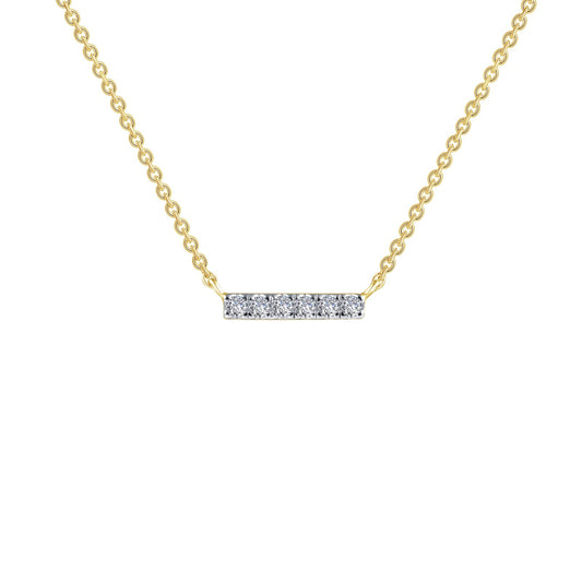 Lafonn 0.09 CTW Dainty Bar Necklace