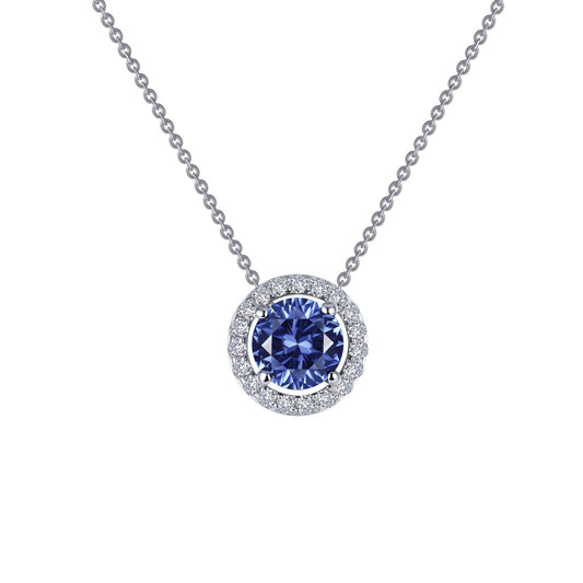 Lafonn 0.62 CTW Round Halo Necklace