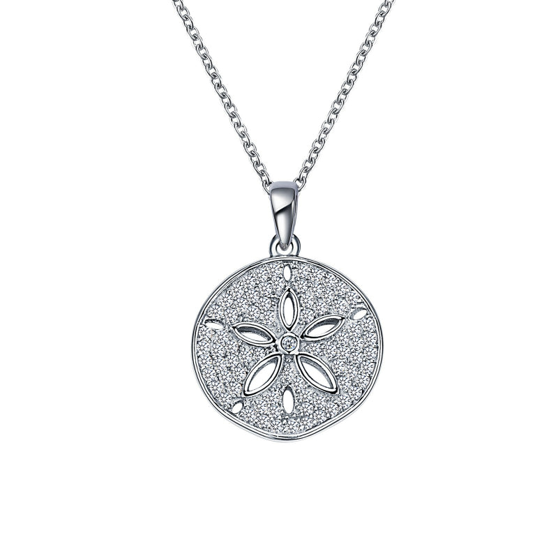 Lafonn 0.99 CTW Sand Dollar Necklace
