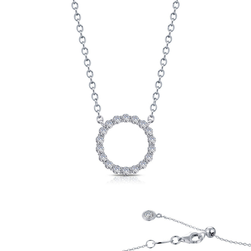 Lafonn 0.88 CTW Open Circle Necklace