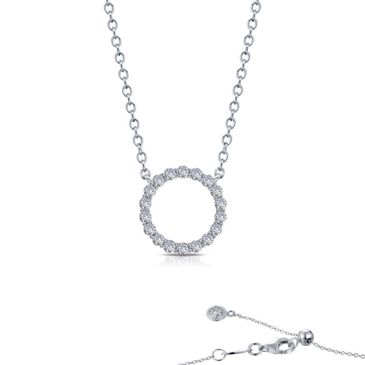 Lafonn 0.88 CTW Open Circle Necklace