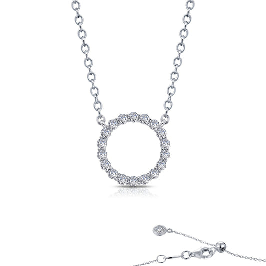 Lafonn 1.15 CTW Open Circle Necklace