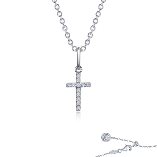 Lafonn Mini Cross Necklace