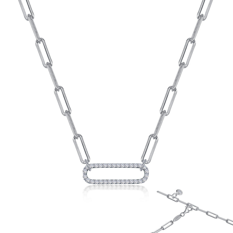 Lafonn Paperclip Necklace