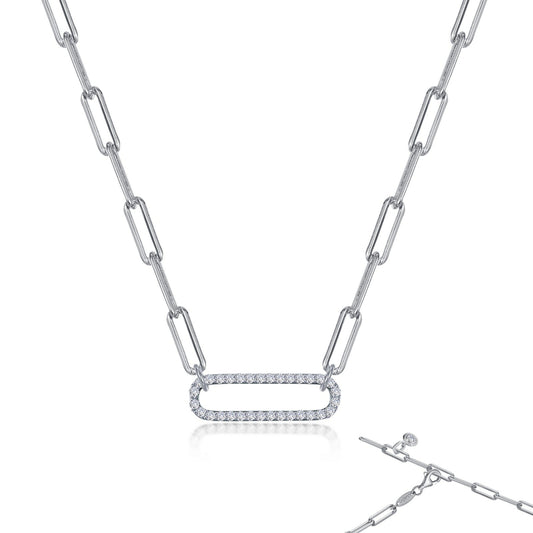 Lafonn Paperclip Necklace