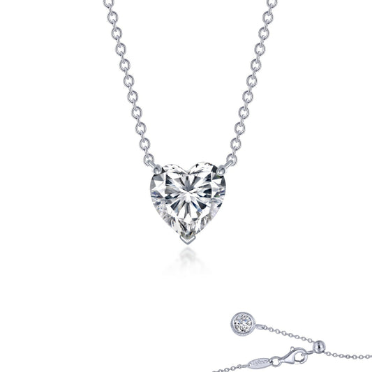 Lafonn Heart Solitaire Necklace