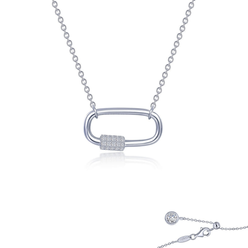 Lafonn Paperclip Necklace