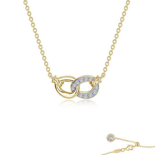 Lafonn Interlocking Circles Necklace