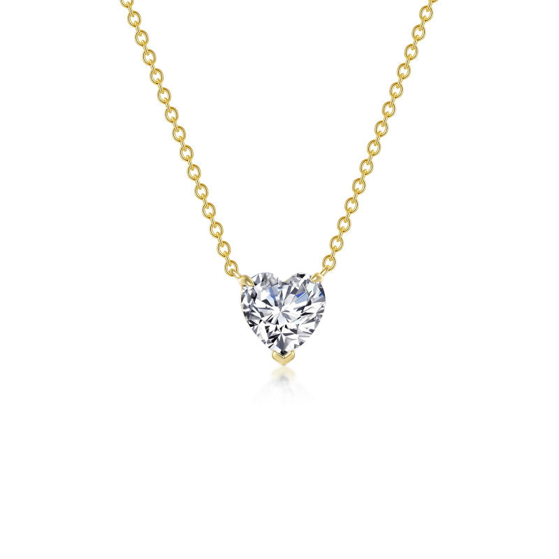 Lafonn Heart Solitaire Necklace