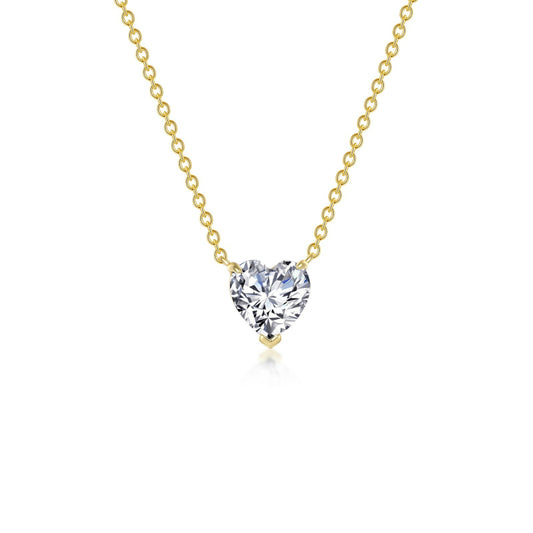 Lafonn Heart Solitaire Necklace