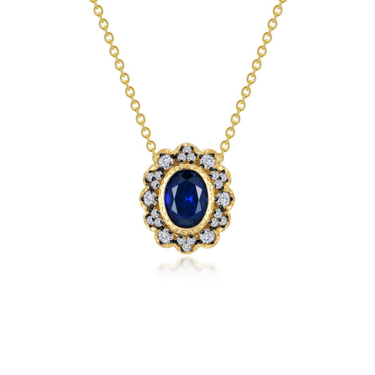 Lafonn Vintage Inspired Halo Necklace