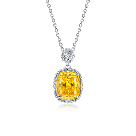 Lafonn Canary Halo Necklace