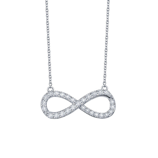 Lafonn 0.48 CTW Infinity Necklace