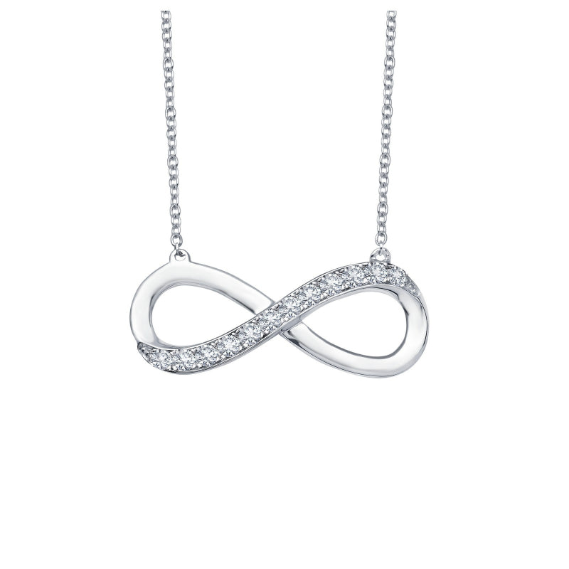 Lafonn 0.24 CTW Infinity Necklace