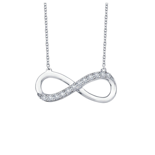 Lafonn 0.24 CTW Infinity Necklace