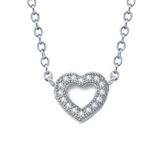 Lafonn 0.18 CTW Open Heart Necklace
