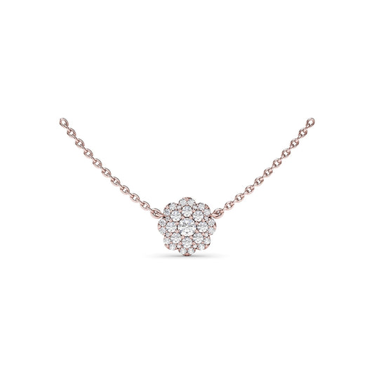 Fana Floral Opulence Diamond Necklace