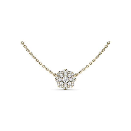 Fana Floral Opulence Diamond Necklace