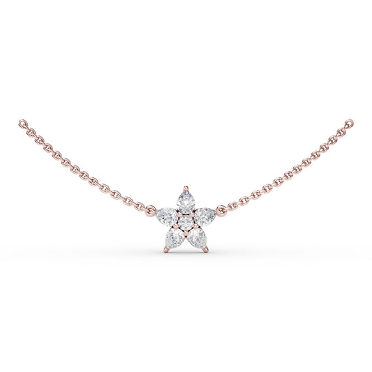 Fana Shine Bright Diamond Star Necklace