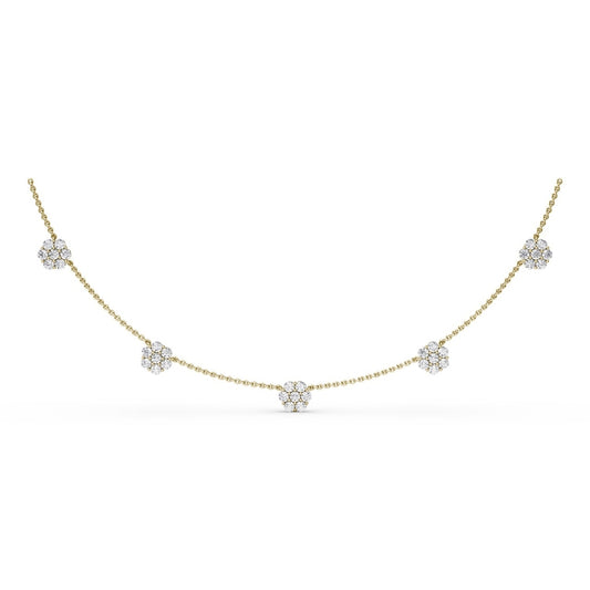 Fana Petals Of Love Diamond Necklace