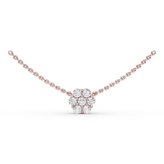 Fana Floral Diamond Necklace