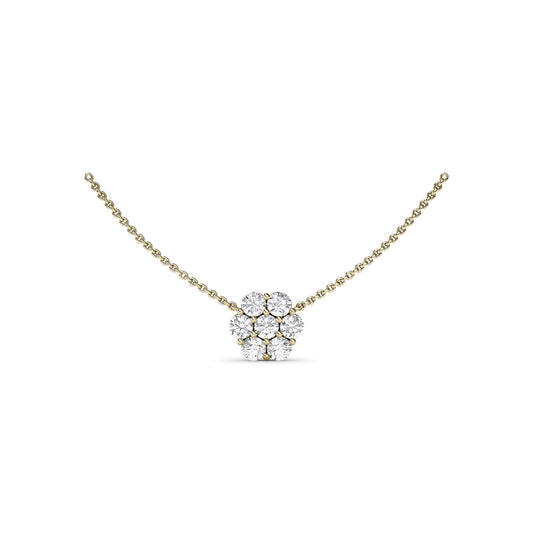 Fana Floral Diamond Necklace