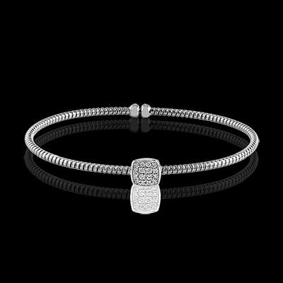Simon G. Bangle 18k Gold (White) 0.16 ct Diamond