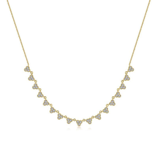 Gabriel & Co. 14k Yellow Gold Lusso Diamond Necklace