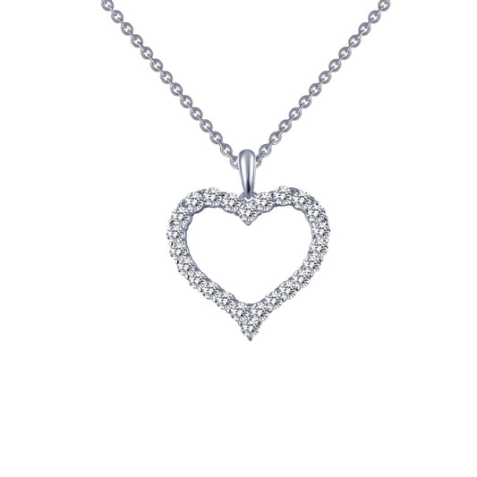 Lafonn Open Heart Pendant Necklace