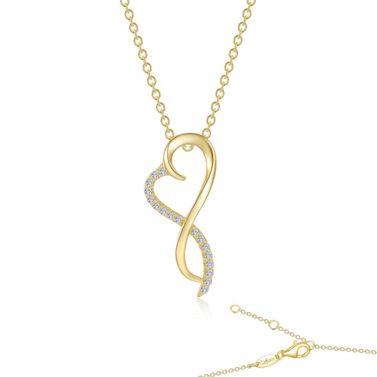 Lafonn Infinity Heart Pendant Necklace