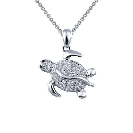 Lafonn Sea Turtle Pendant Necklace