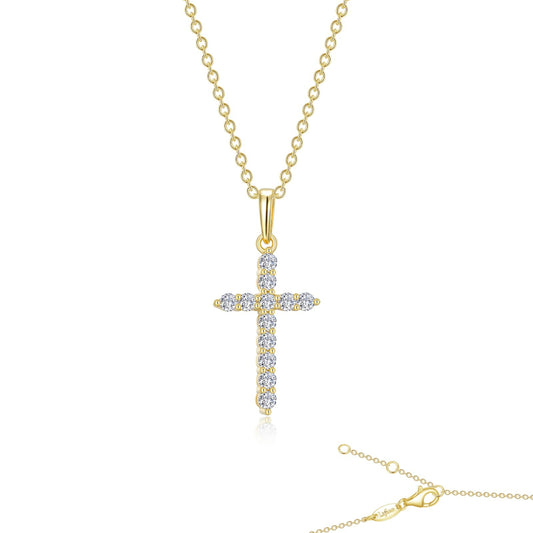 Lafonn 0.36 CTW Cross Pendant Necklace