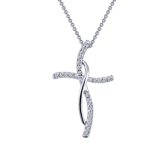 Lafonn 0.24 CTW Cross Pendant Necklace