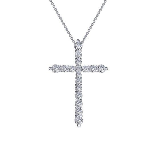 Lafonn 1.06 CTW Cross Pendant Necklace