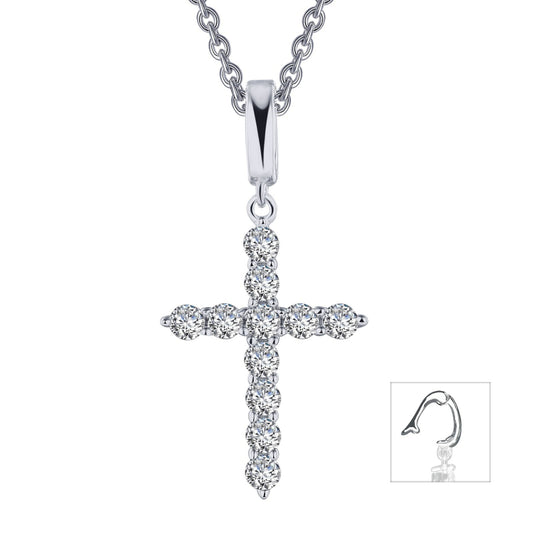 Lafonn 1.87 CTW Cross Pendant Necklace