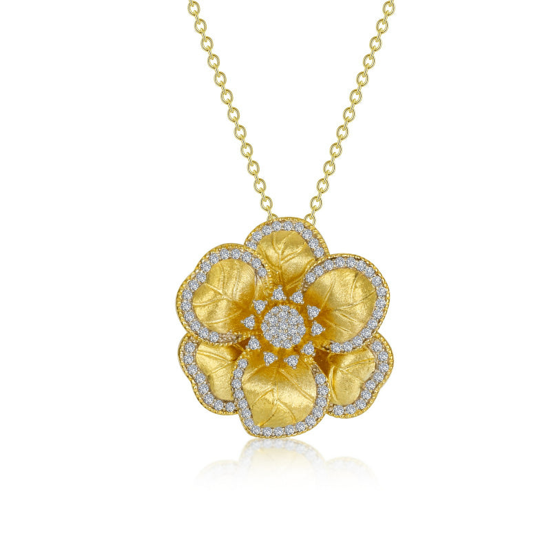 Lafonn Elegant Flower Necklace