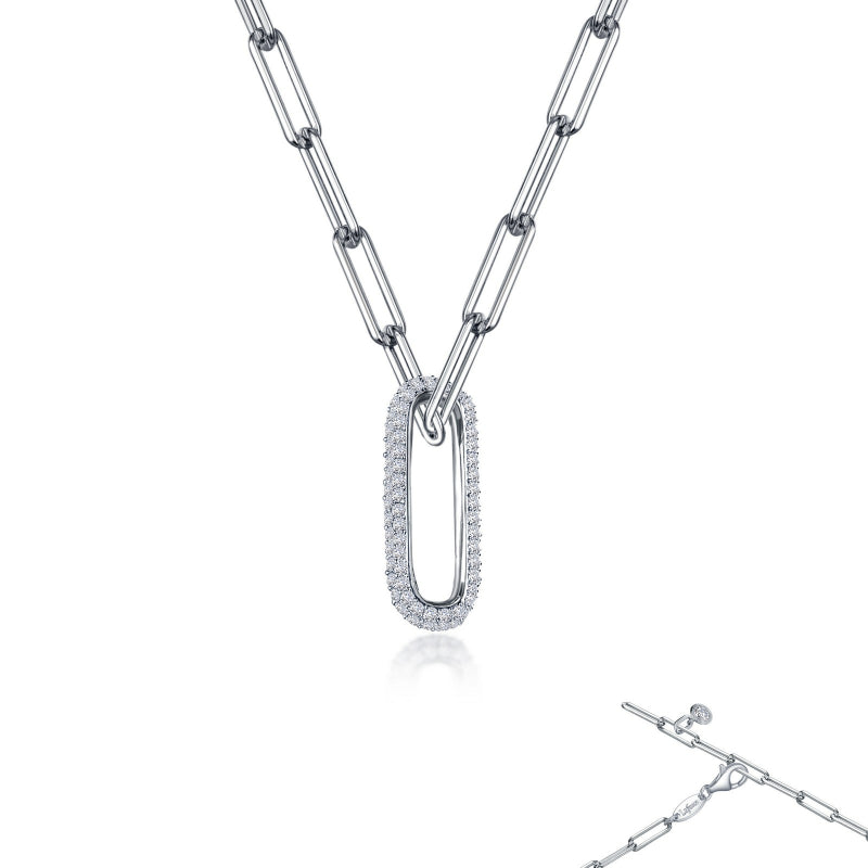 Lafonn Paperclip Necklace
