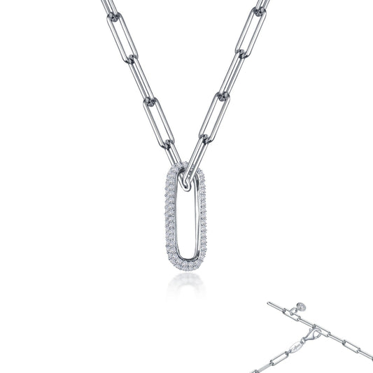 Lafonn Paperclip Necklace