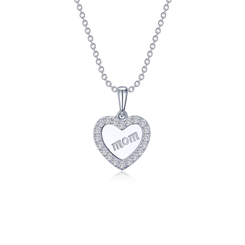Lafonn Mom Heart Necklace