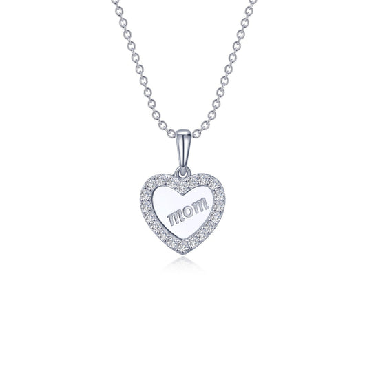 Lafonn Mom Heart Necklace